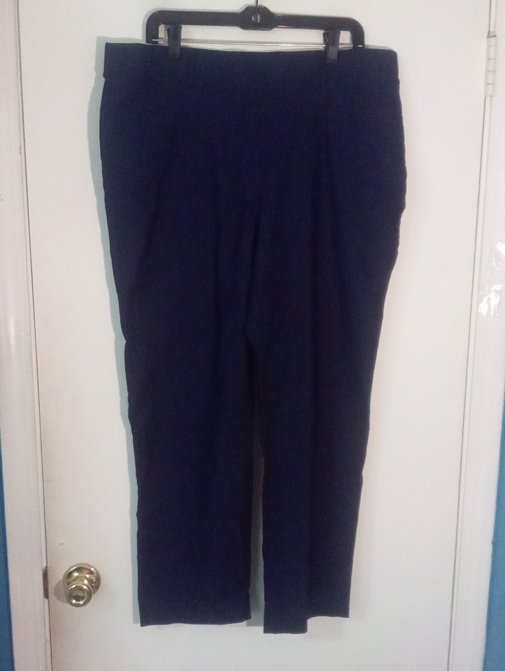 * Simply Vera Navy Twill Pants - Classic Straight Fit XL Short NWT $40
